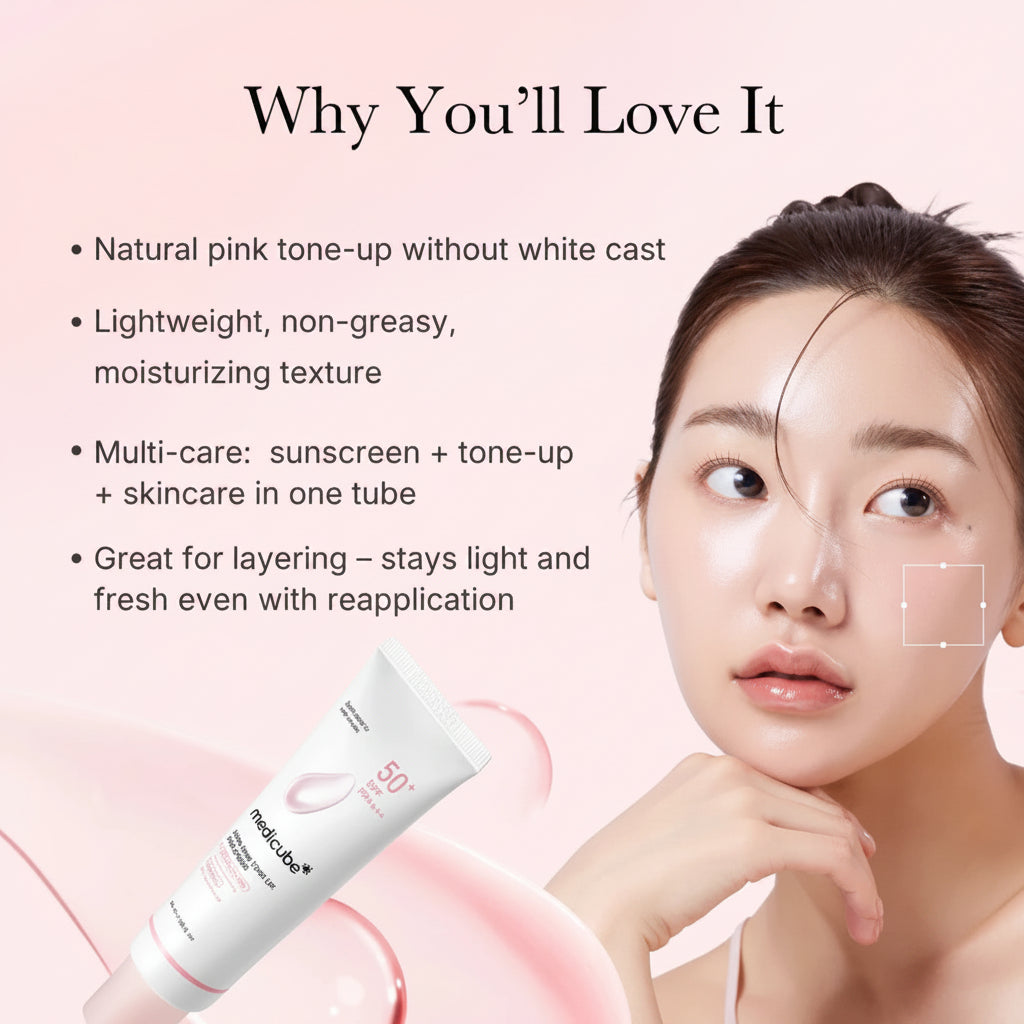 MEDICUBE PDRN PINK TONE UP SUN CREAM 50ML