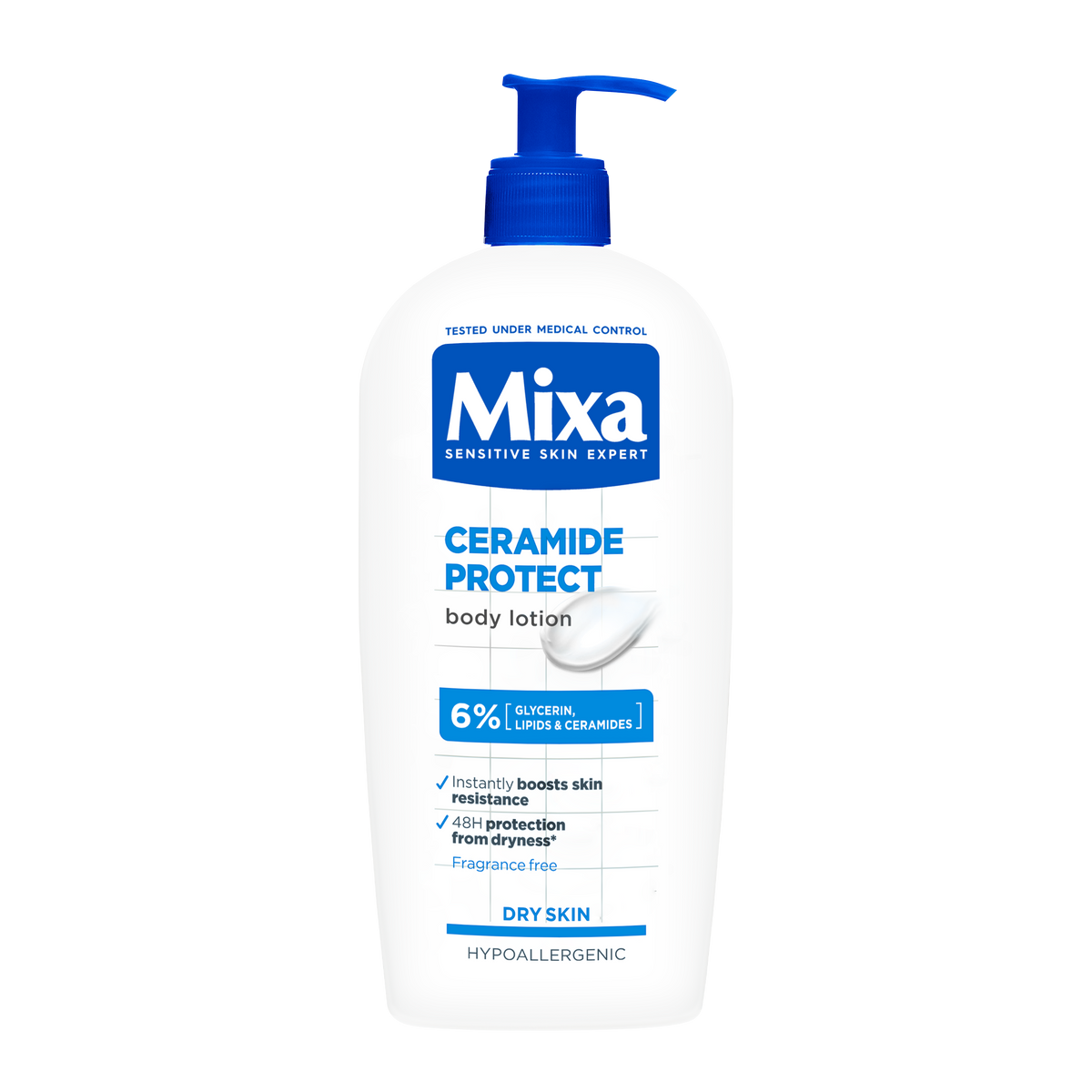 MIXA CERAMIDE PROTECT MOISTURIZING BODY LOTION 6% GLYCERINE 250ML