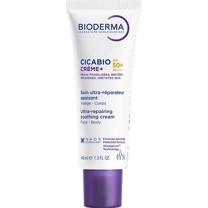 BIODERMA CICABIO CRÈME+ SOIN ULTRA RÉPARATEUR APAISANT SPF50+ 40ML
