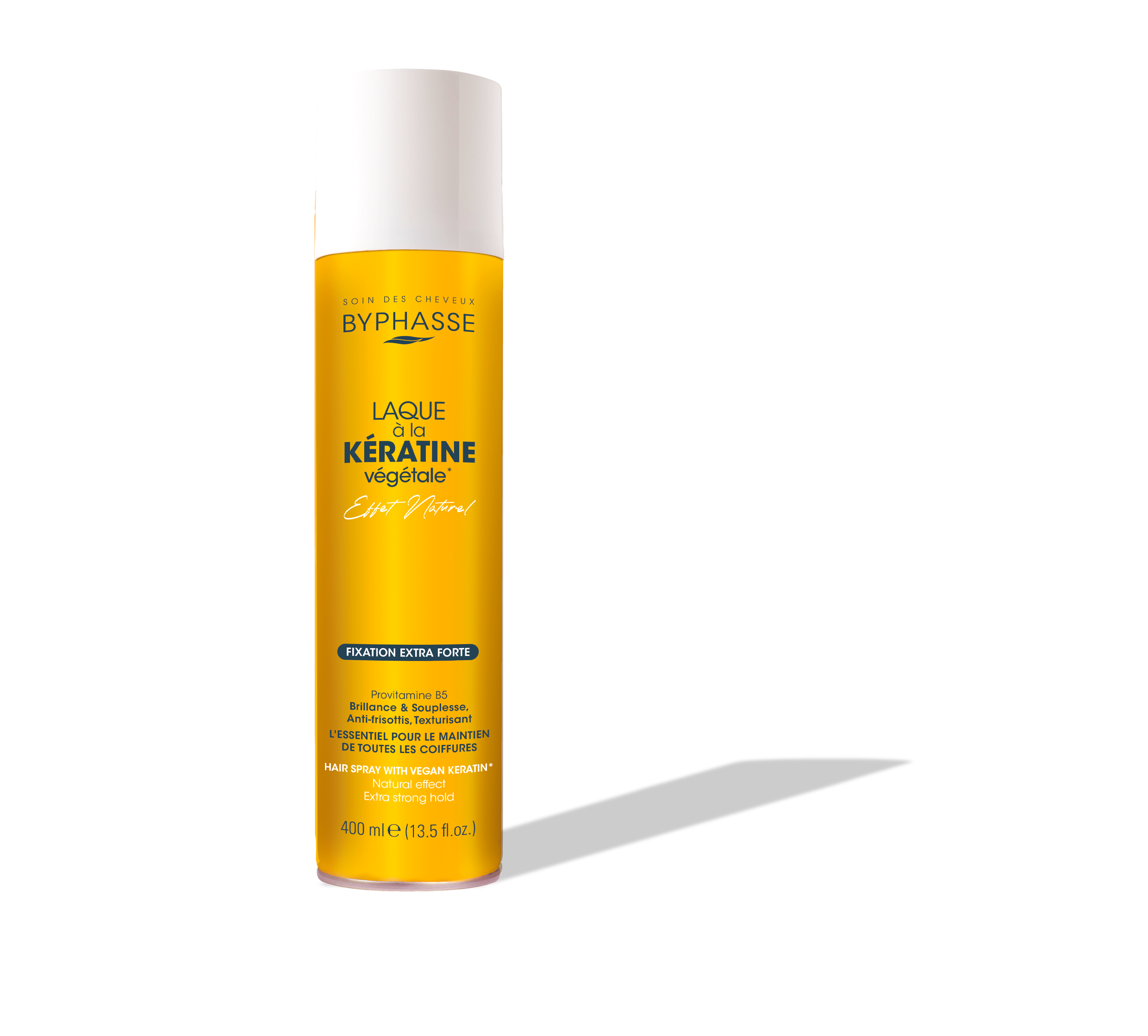BYPHASSE LAQUE À LA KÉRATINE VÉGÉTAL EFFET NATURAL 400ML