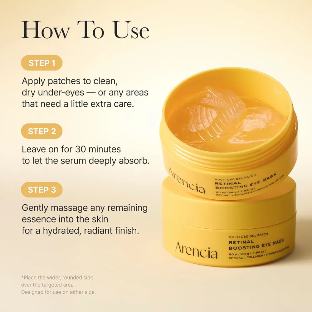 ARENCIA RETINAL BOOSTING EYE MASK ( RETINAL+ COLLAGEN ) 84g