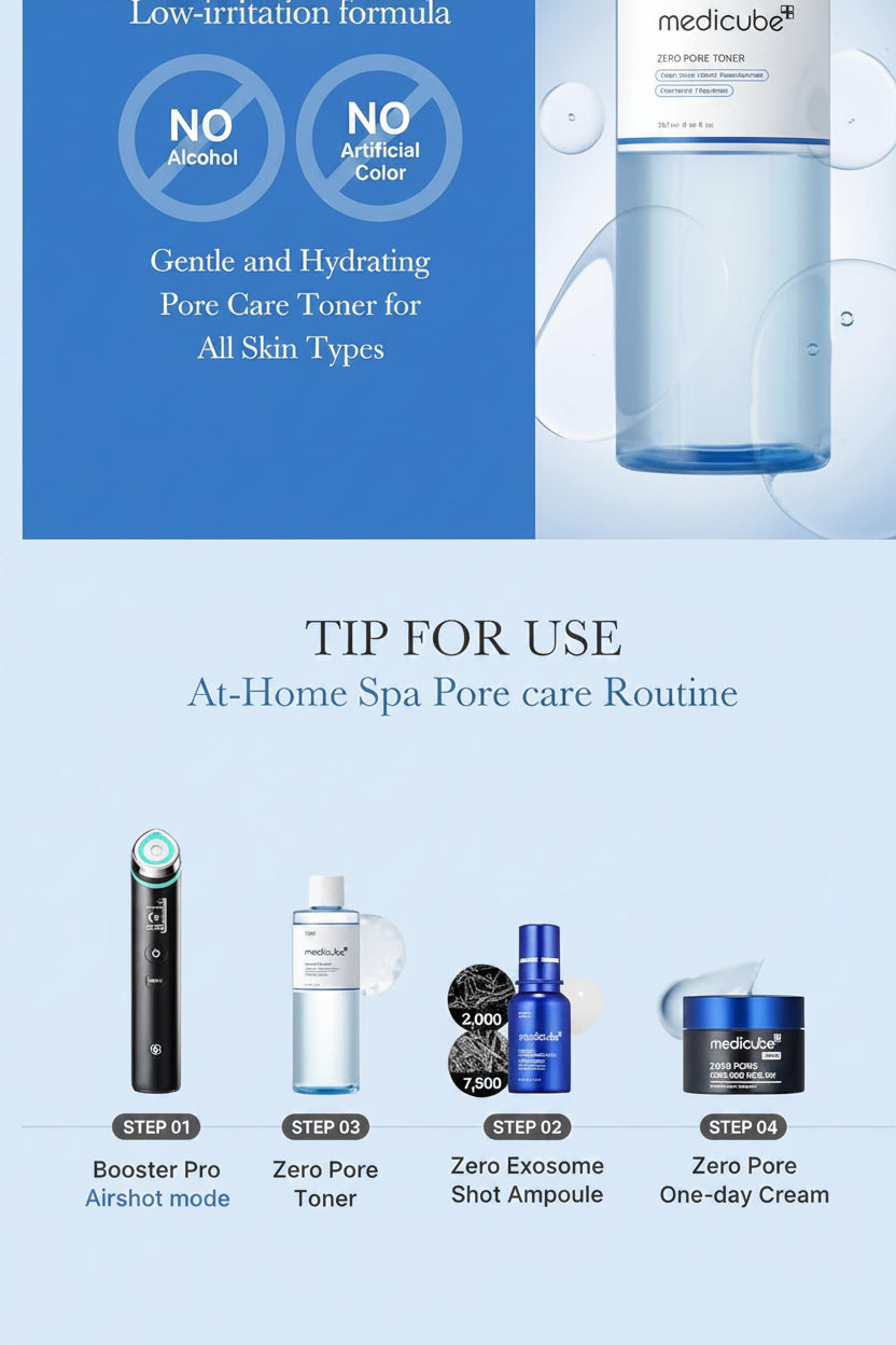 MEDICUBE ZERO PORE TONER 250 ML
