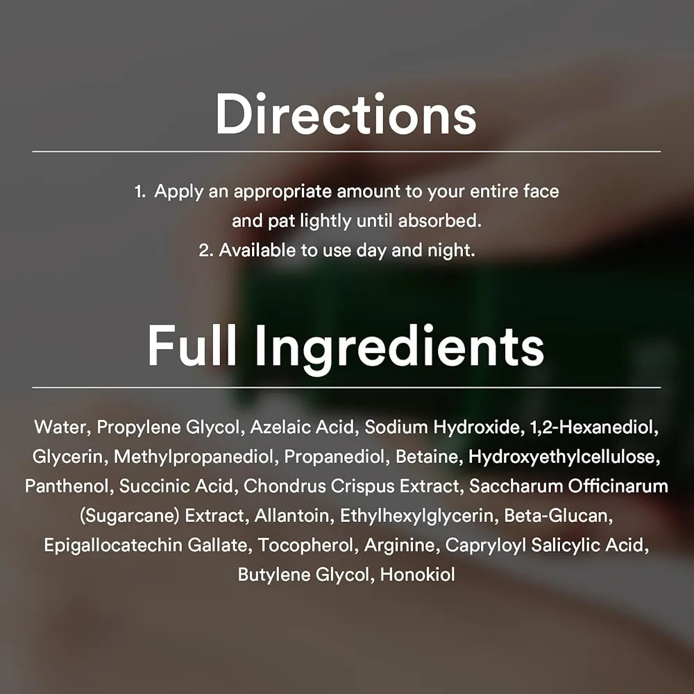 ABIB 7.325 AZELAIC ACID 7% SEA MOSS 0.325% CLEAR SPOT SERUM 30ML