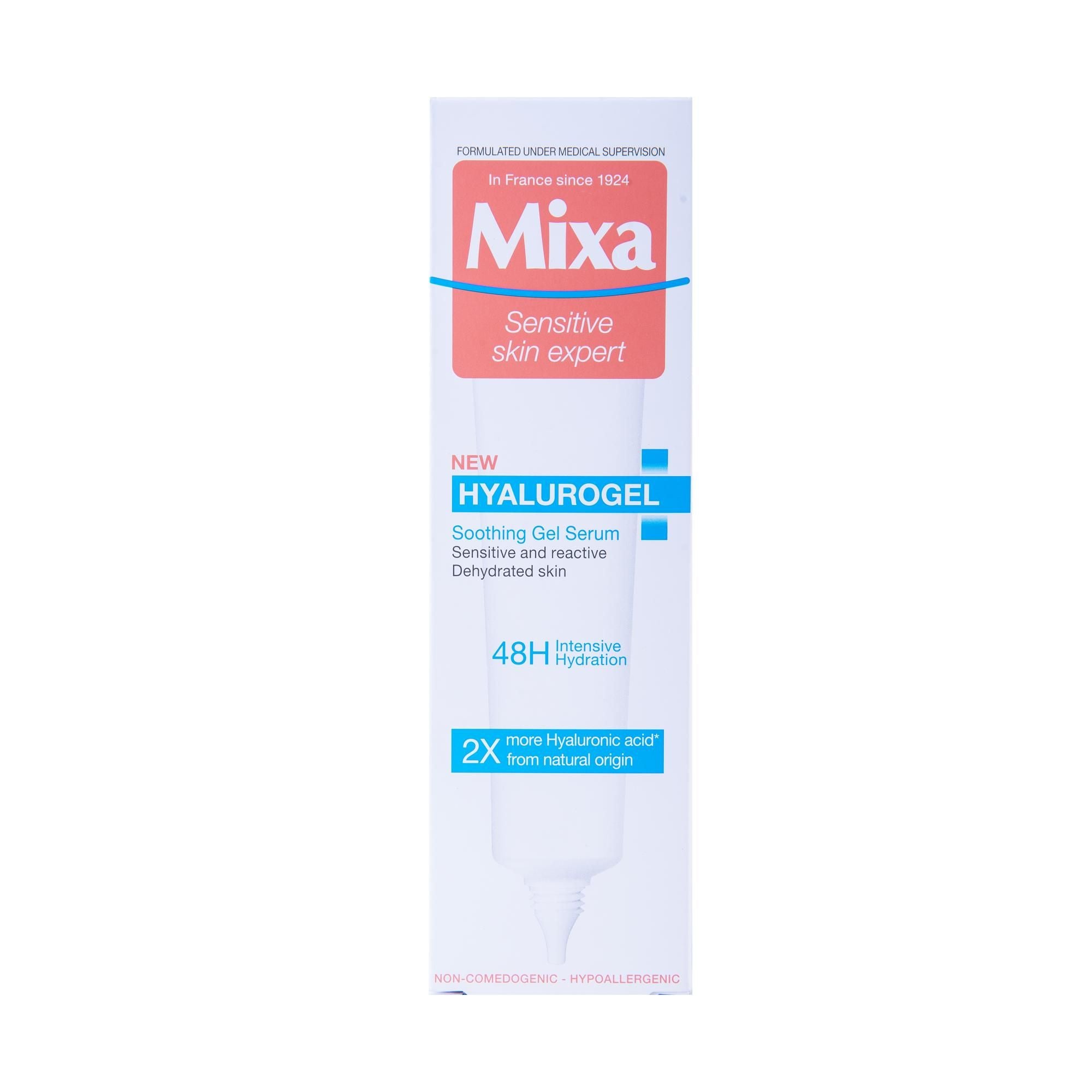 MIXA HYALUROGEL SOOTHING GEL SERUM SENSITIVE AND REACTIVE DEHYDRATED SKIN 40ML
