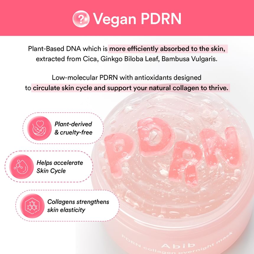 ABIB PDRN COLLAGEN OVERNIGHT MASK FIRMING JELLY 80ML