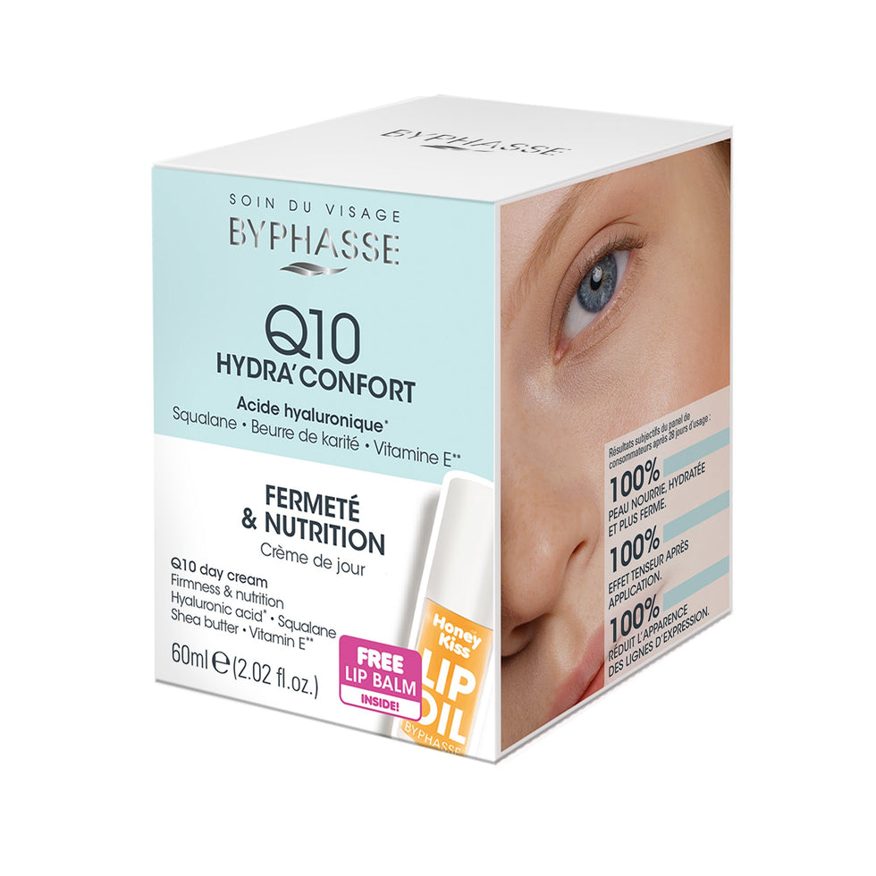 BYPHASSE Q10 HYDRA’CONFORT FERMETÉ & NUTRITION CRÈME DE JOUR 60ML