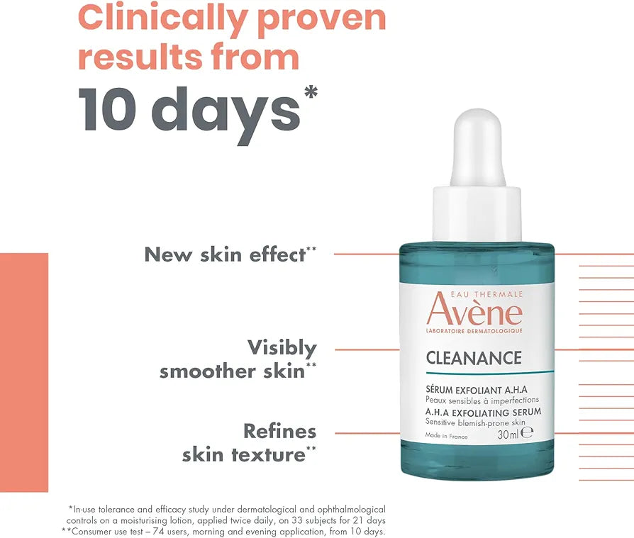 AVÈNE CLEANANCE SÉRUM EXFOLIANT AHA 30ML