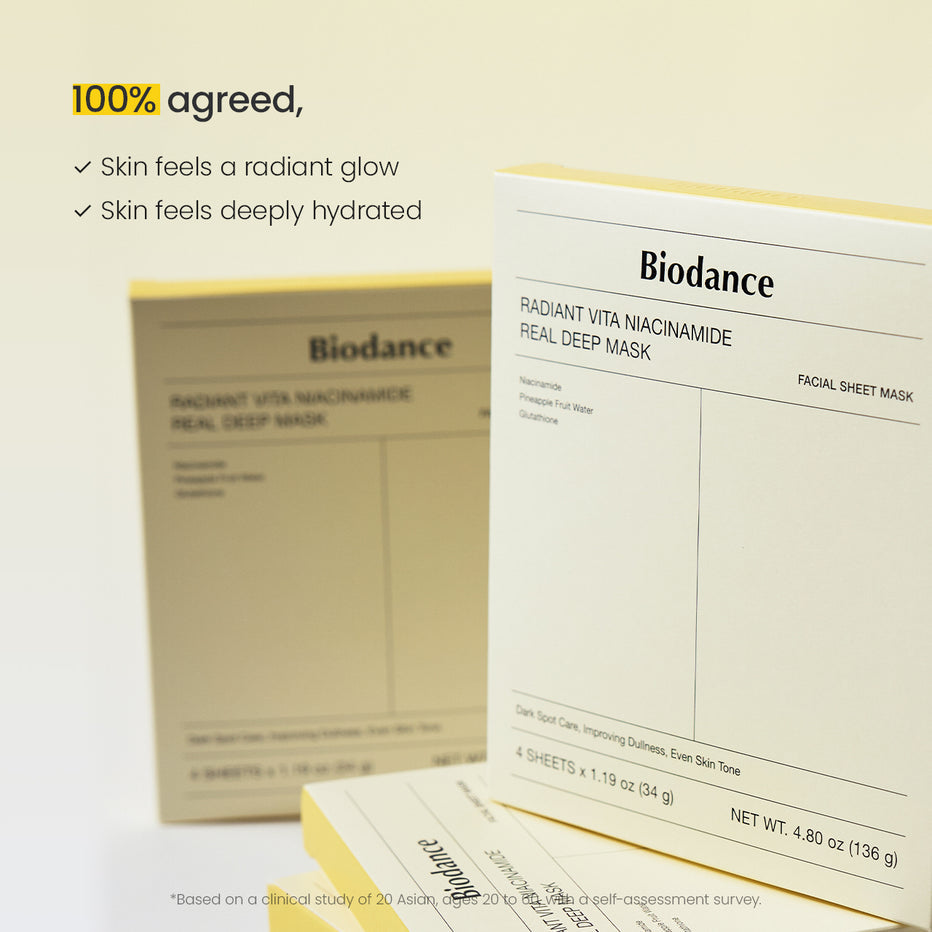 BIODANCE RADIANT VITA NIACINAMIDE REAL DEEP MASK 34G