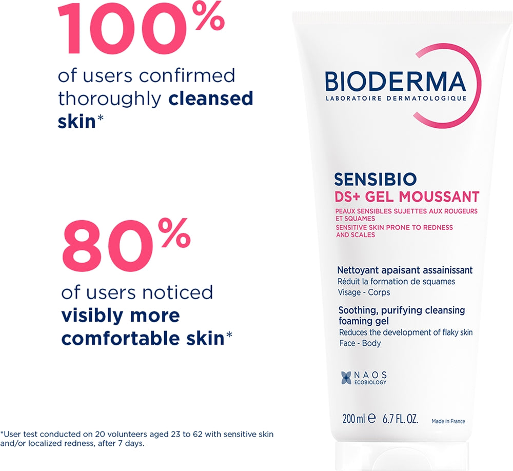 BIODERMA SENSIBIO DS+ GEL MOUSSANT 200ML