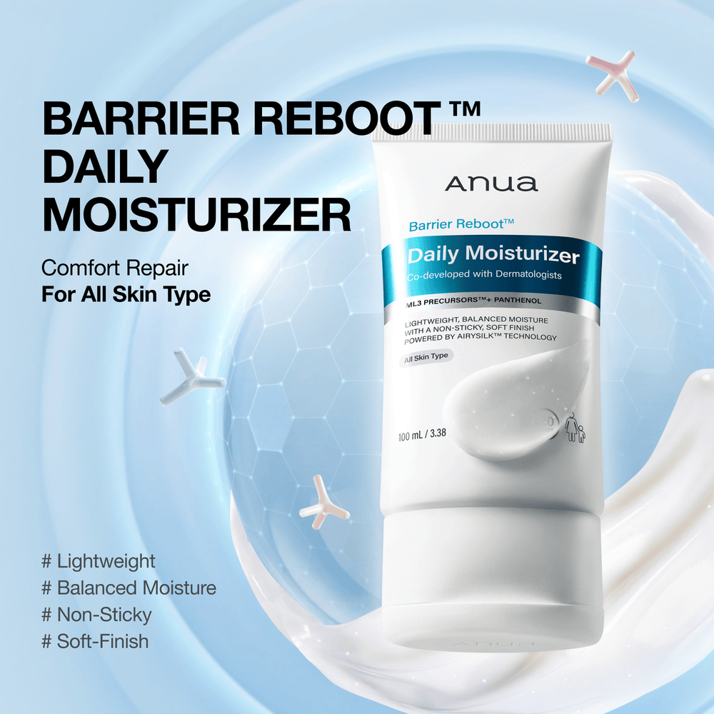 ANUA BARRIER REBOOT DAILY MOISTURIZER FOR ALL SKIN TYPES 100ML