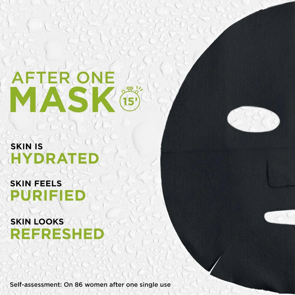 GARNIER SKIN ACTIVE AHA+BHA SERUM MASK 28G