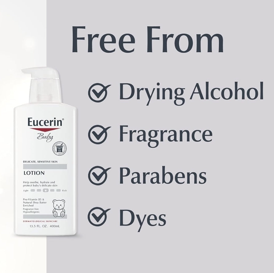 EUCERIN BABY LOTION FOR DELICATE, SENSITIVE SKIN 400ML