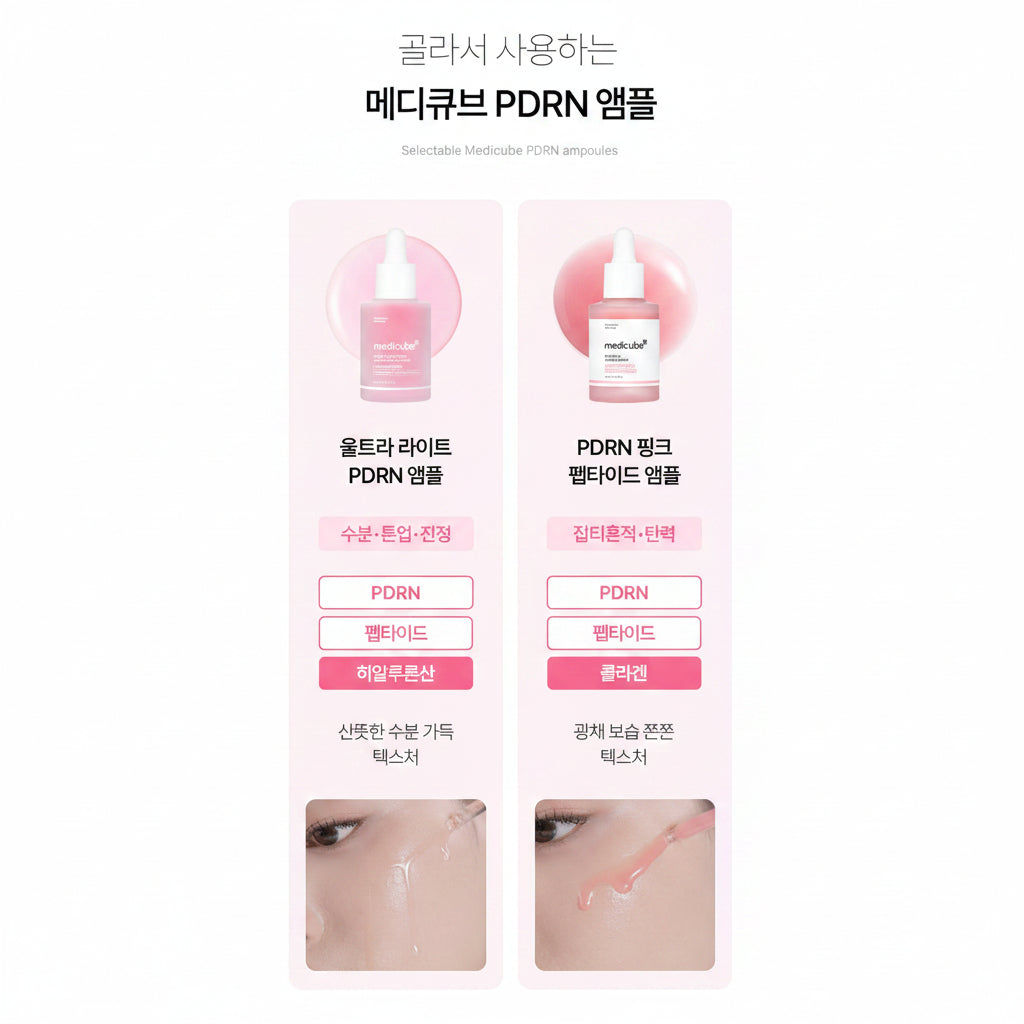 MEDICUBE ULTRA LIGHT PDRN PINK PEPTIDE SERUM 30ML