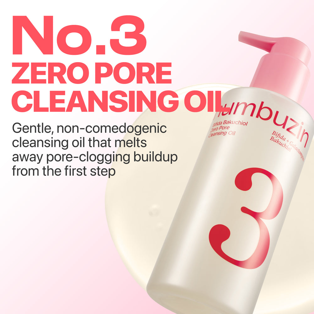 NUMBUZIN N°3 BIFIDA BAKUCHIOL ZERO PORE CLEANSING OIL 200 ML