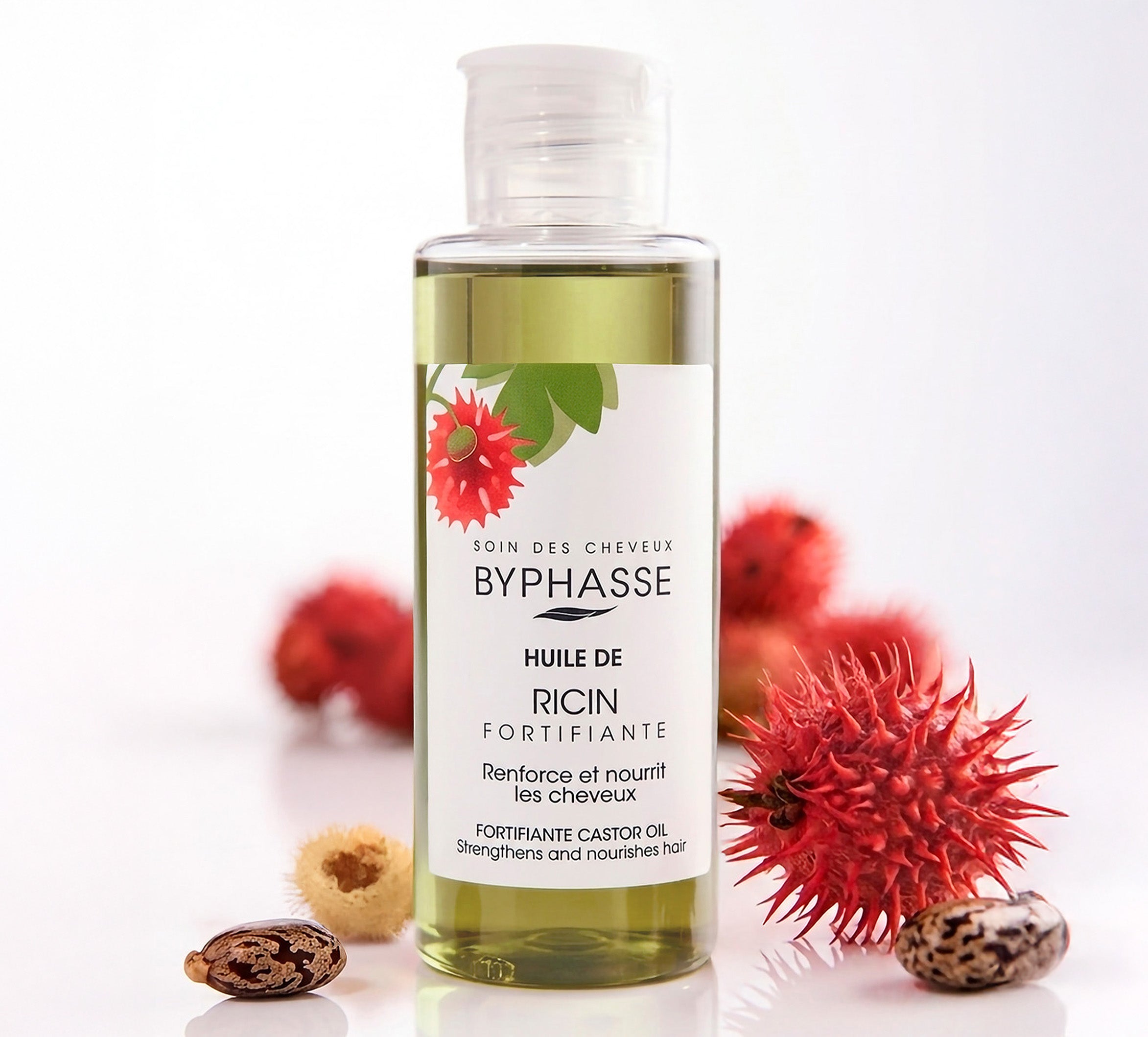 BYPHASSE HUILE DE RICIN (RENFORCE ET NOURRIT LES CHEVEUX) 100ML