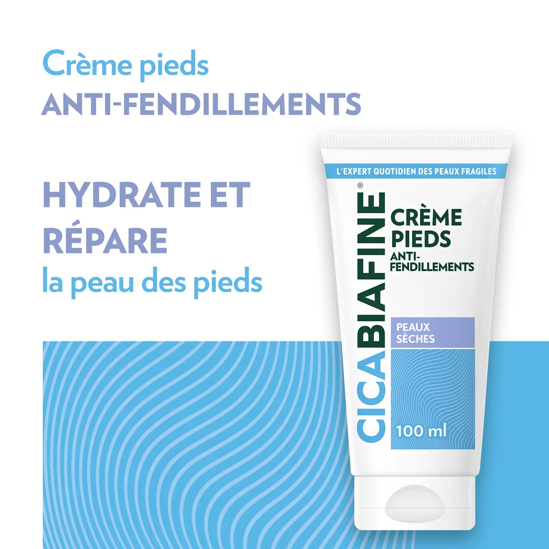 CICABIAFINE CRÈME PIEDS ANTI-FENDILLEMENTS POUR PEAUX SÈCHES 100 ML