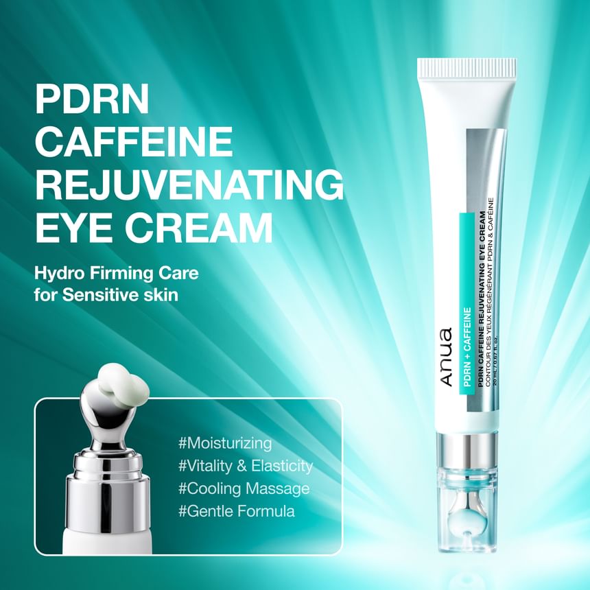 ANUA HYDROFIRMING PDRN CAFFEINE REJUVINATING EYE CREAM 20ML