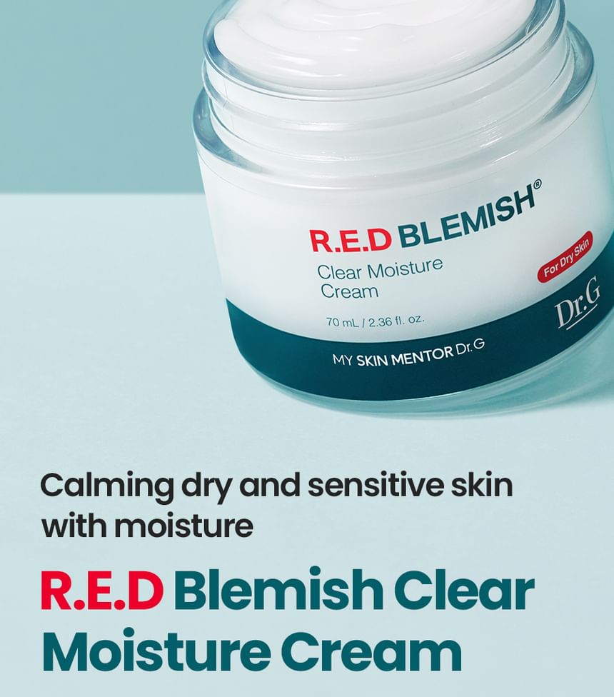 DR.G RED BLEMISH CLEAR MOISTURE CREAM FOR DRY SKIN 70ML