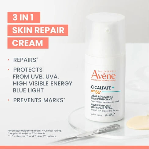 AVÈNE CICALFATE+ SPF50 CRÈME RÉPARATRICE MULTI-PROTECTRICE 30ML