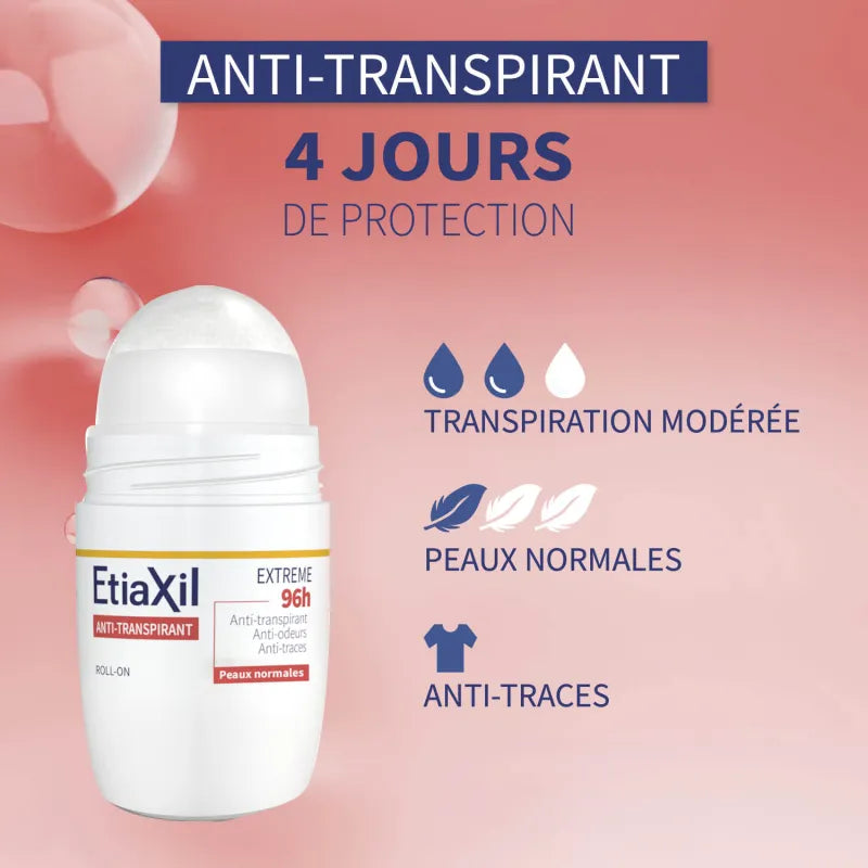 ETIAXIL ANTI-TRANSPIRANT EXTRÊME 96H ( PEAUX NORMALES )50ML