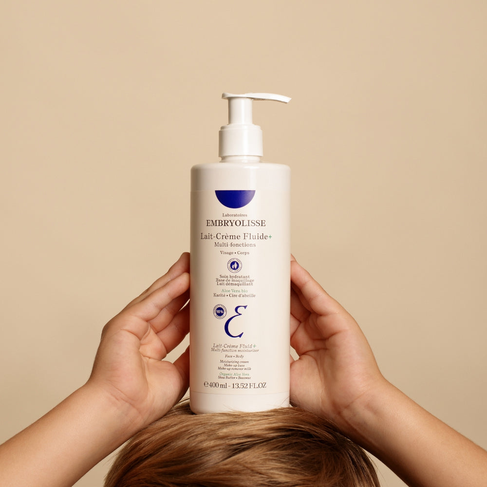 EMBRYOLISSE LAIT CRÈME FLUIDE+ MULTI-FONCTIONS VISAGE ET CORP 400ML