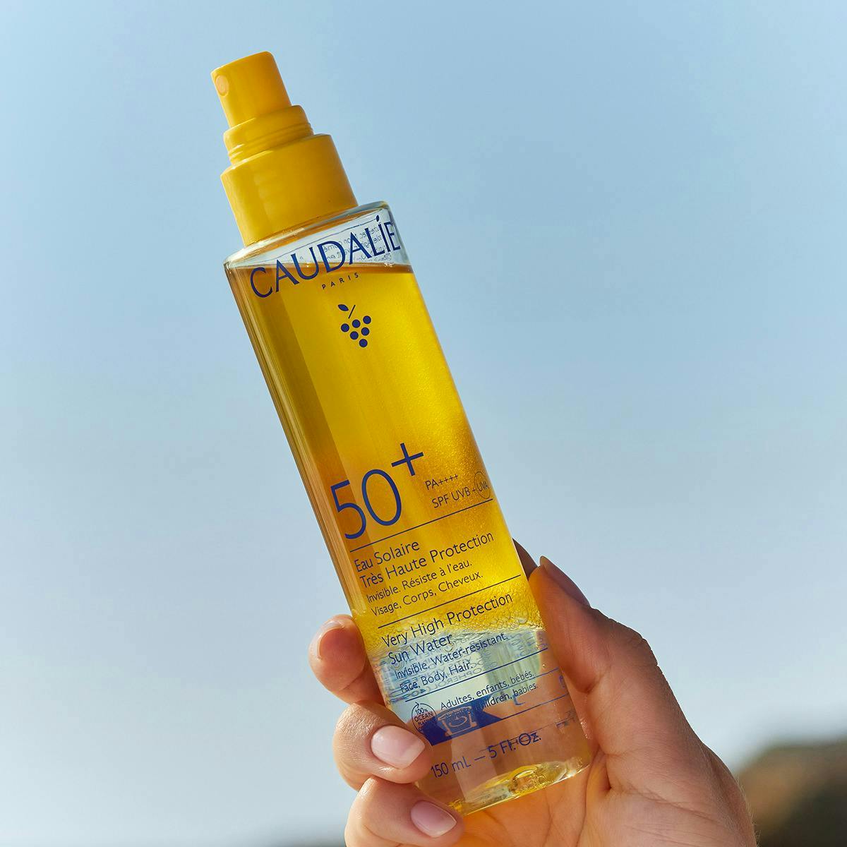 CAUDALIE EAU SOLAIRE TRÈS HAUTE PROTECTION SPF50+ 150ML