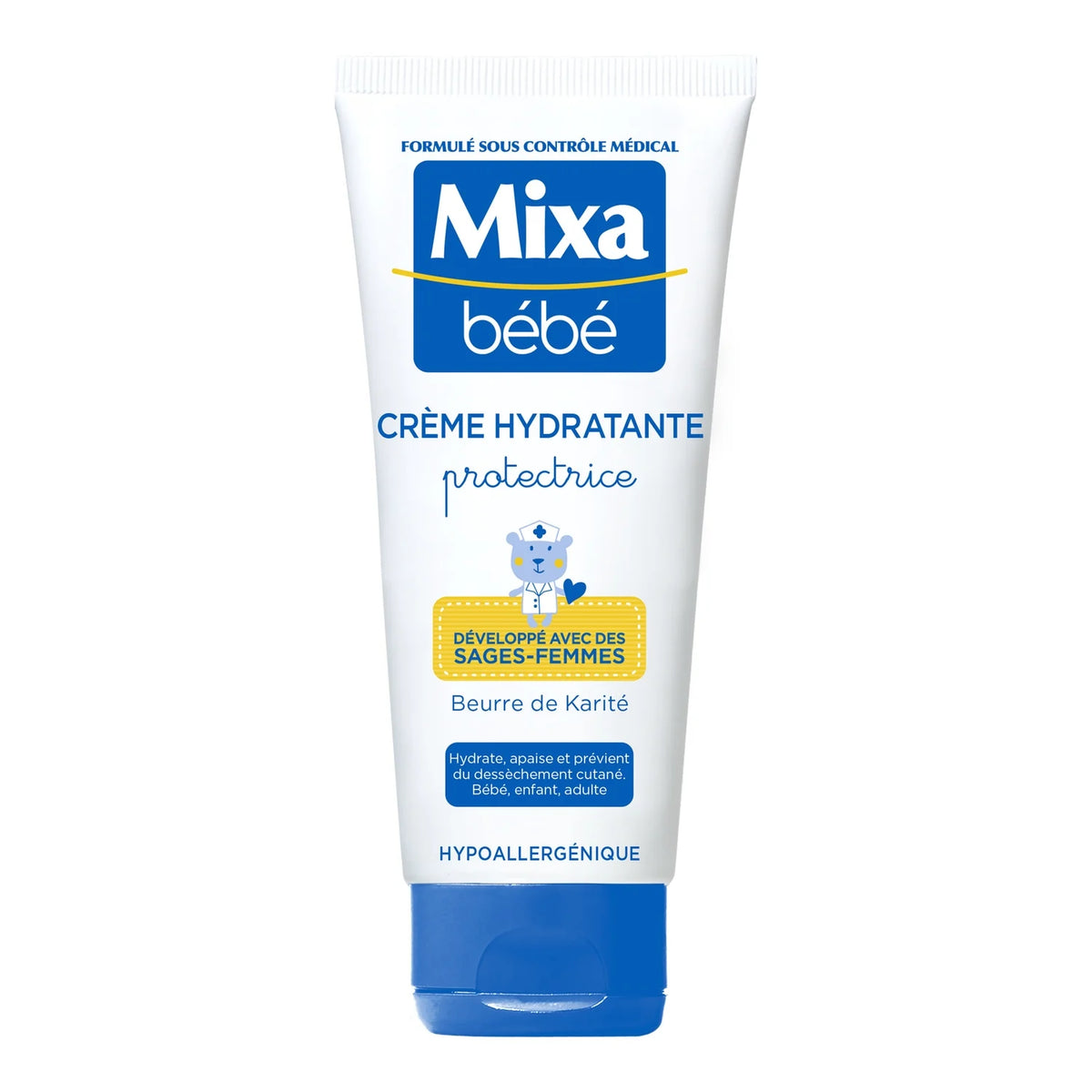 MIXA BÉBÉ CRÈME HYDRATANTE PROTECTRICE AU BEURRE DE KARITÉ 100ML