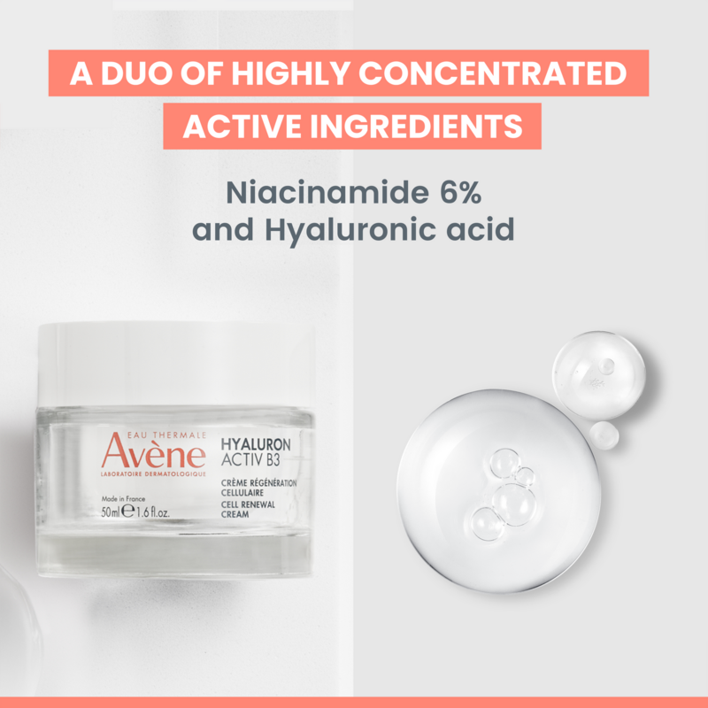 AVÈNE HYALURON ACTIVE B3 CELL RENEWAL CREAM 50ML