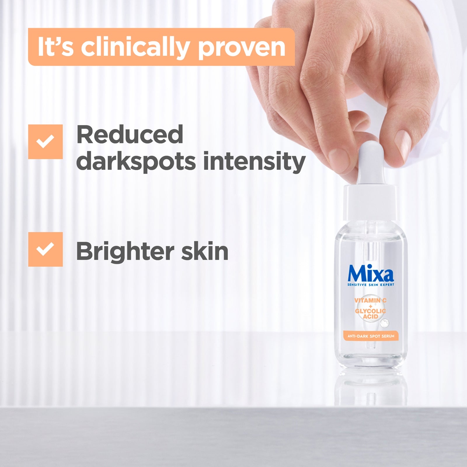 MIXA ANTI-DARK SPOT FACE SERUM VITAMIN C + GLYCOLIC ACID 30 ML