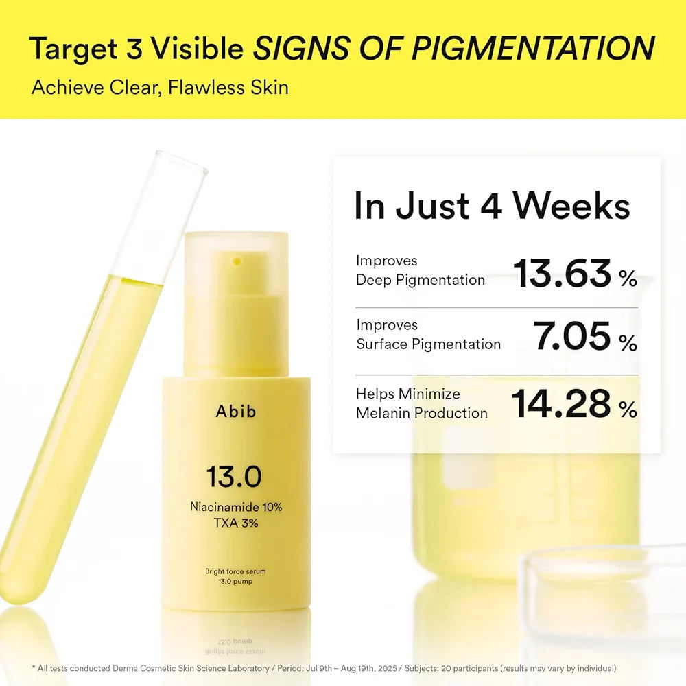 ABIB 13.0 NIACINAMID 10% TXA 3% BRIGHT FORCE SERUM 30ML