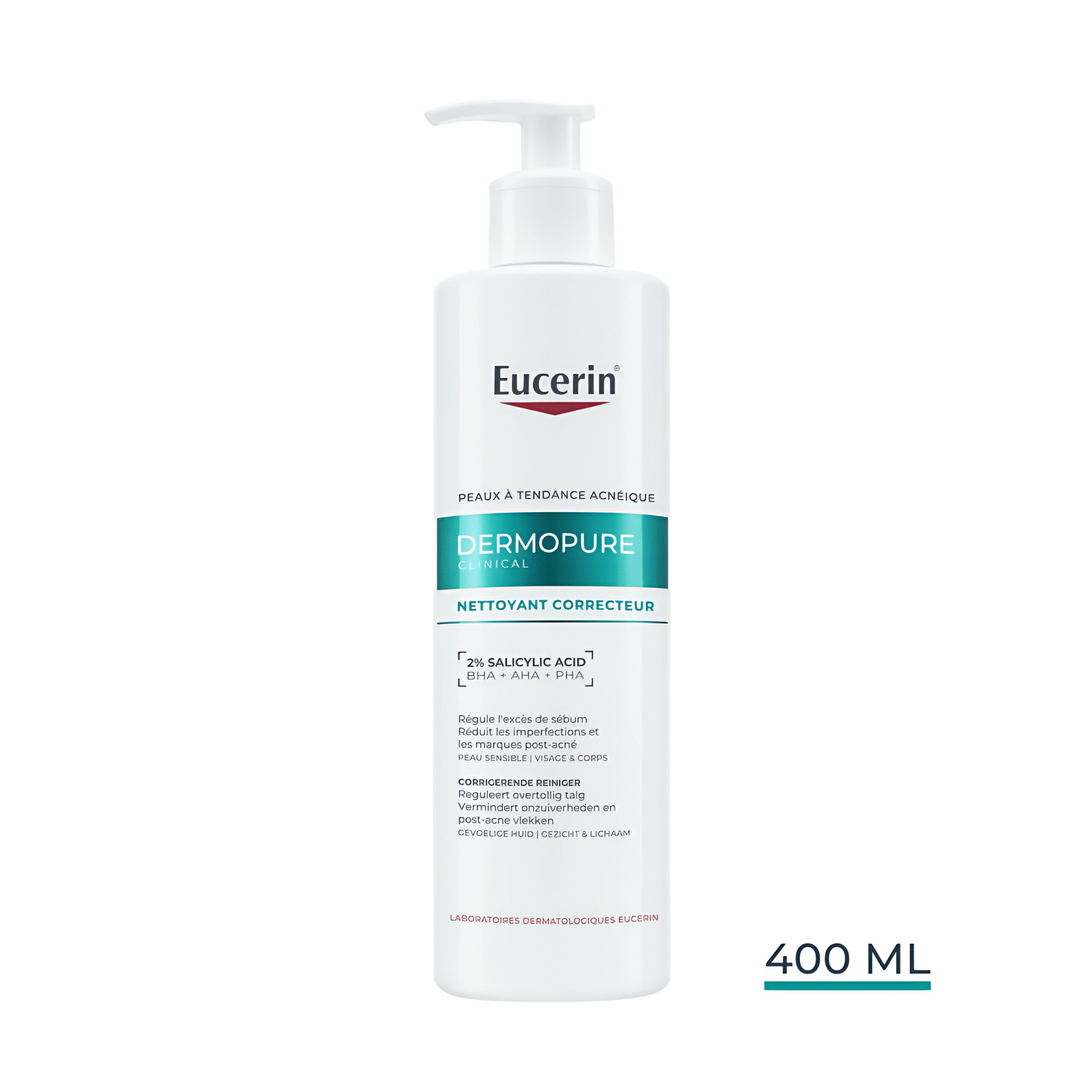 EUCERIN DERMOPURE CLINICAL NETTOYANT CORRECTEUR 400 ML