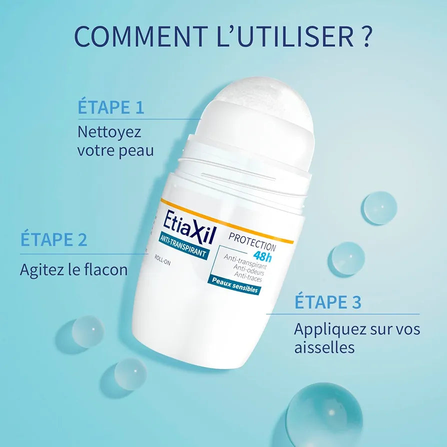 ETIAXIL ANTI-TRANSPIRANT PROTECTION 48H PEAUX SENSIBLES 50ML