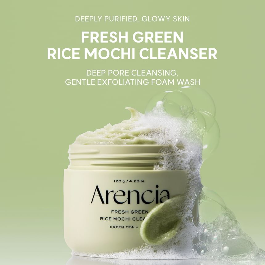 ARENCIA FRESH GREEN RICE MOCHI CLEANSER 120G (NEW)