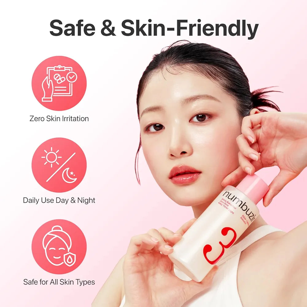 NUMBUZIN 3 BIFIDA BAKUCHIOL 50 ZERO PORE MILKY TONER 200ML