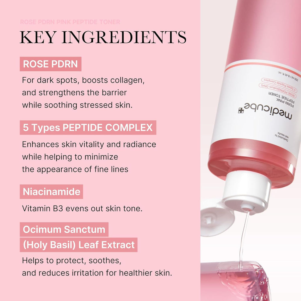 MEDICUBE PDRN PINK CICA SOOTHING TONER 250 ML