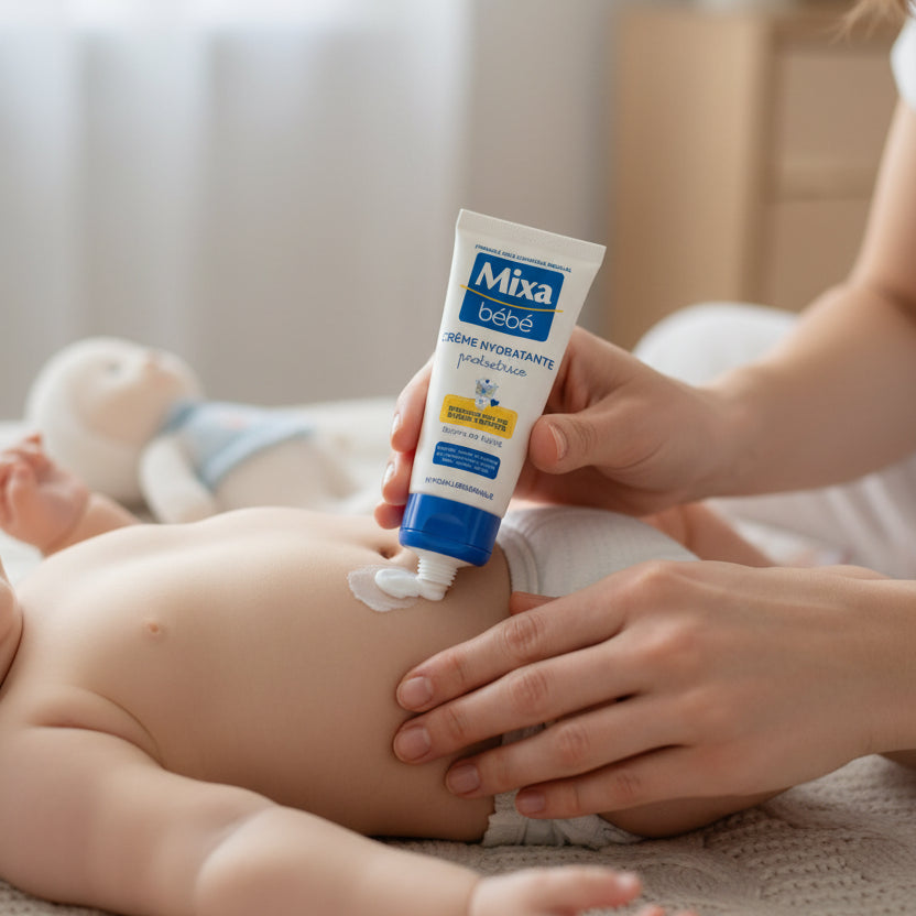 MIXA BÉBÉ CRÈME HYDRATANTE PROTECTRICE AU BEURRE DE KARITÉ 100ML