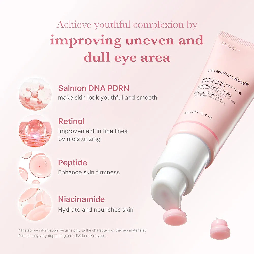 MEDICUBE PDRN PINK PEPTIDE EYE CREAM 30ML