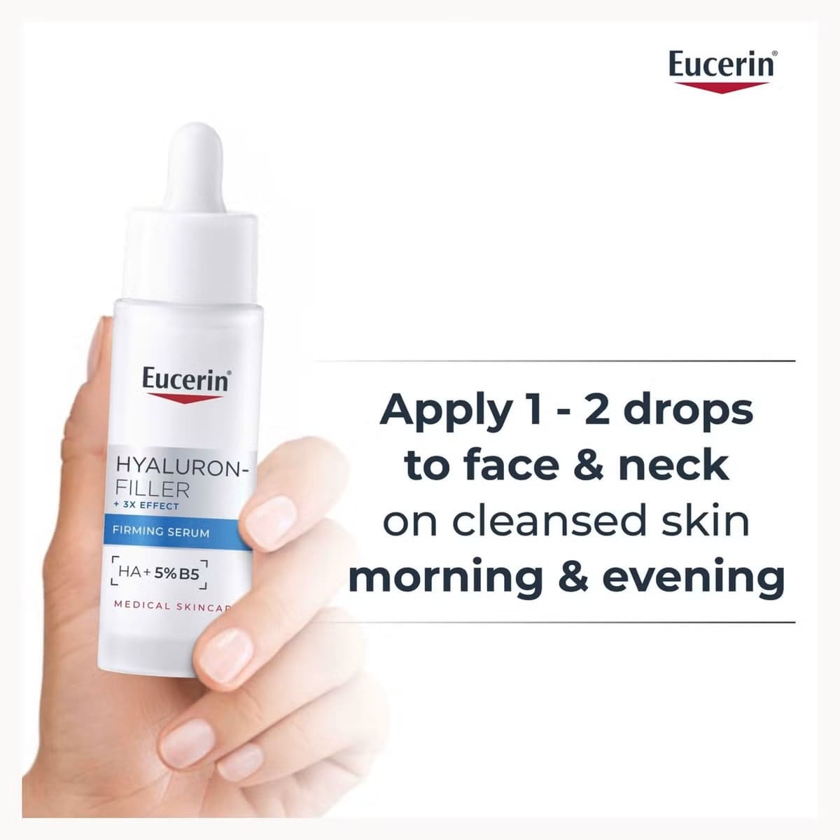 EUCERIN HYALURON FILLER + 3X FIRMING SERUM HIGHLY CONCENTRATED 30ML