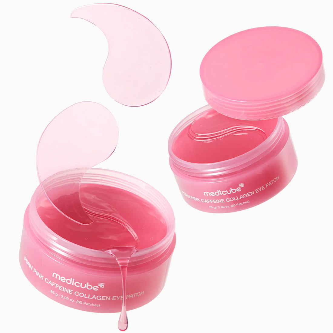 MEDICUBE PDRN PINK CAFFEINE COLLAGEN EYE PATCH 60 PATCHES