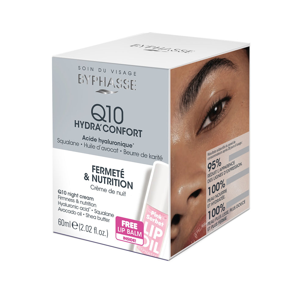 BYPHASSE Q10 HYDRA’CONFORT FERMETÉ & NUTRITION CRÈME DE NUIT 60ML