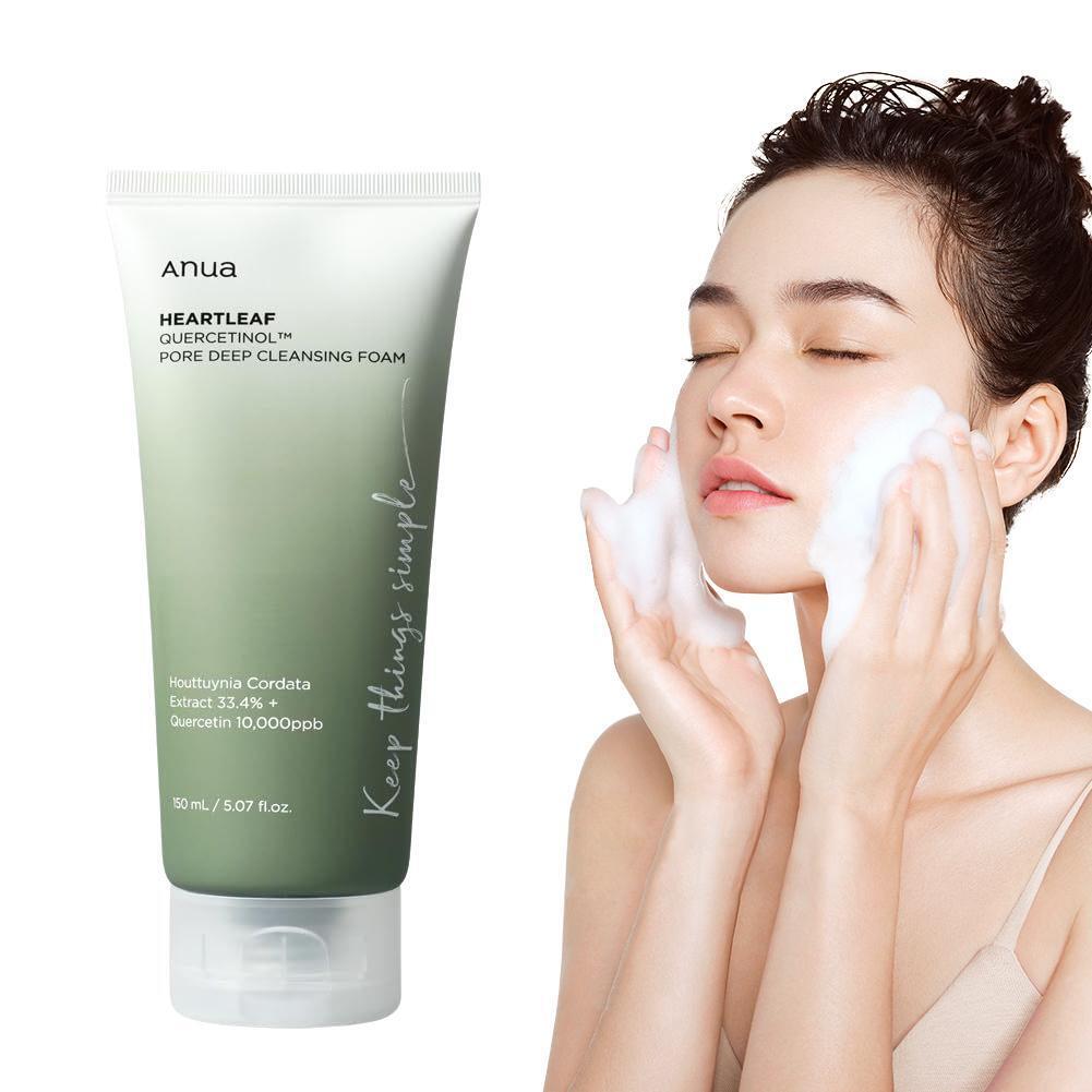 ANUA HEARTLEAF SUCCINIC MOISTURE CLEANSING FOAM 150ML