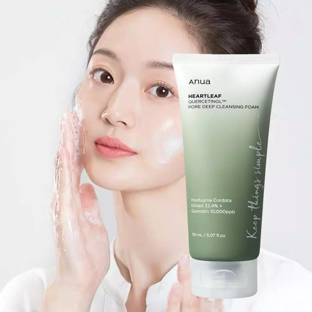 ANUA HEARTLEAF SUCCINIC MOISTURE CLEANSING FOAM 150ML