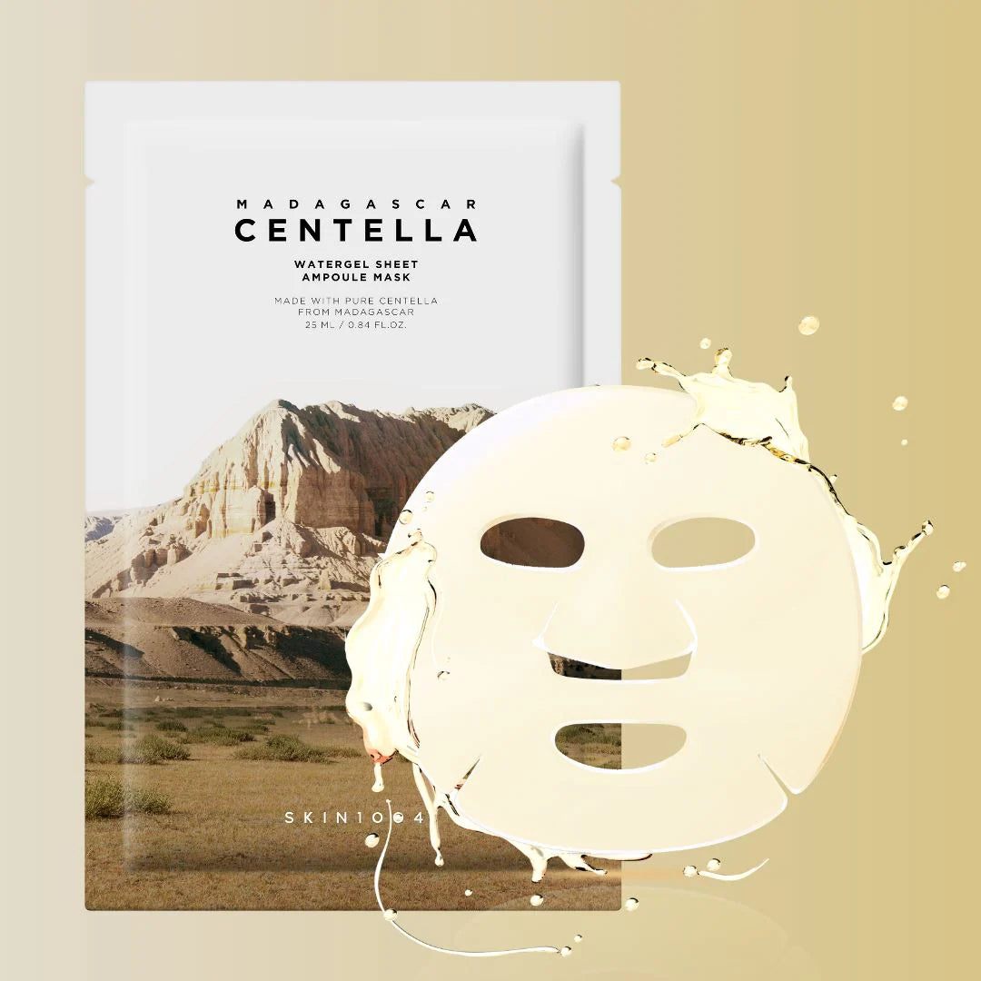 MADAGASCAR CENTELLA WATERGEL SHEET AMPOULE MASK
