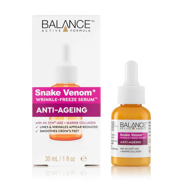 BALANCE ACTIVE FORMULA SNAKE VENOM WRINKLE-FREEZE SERUM 30ML