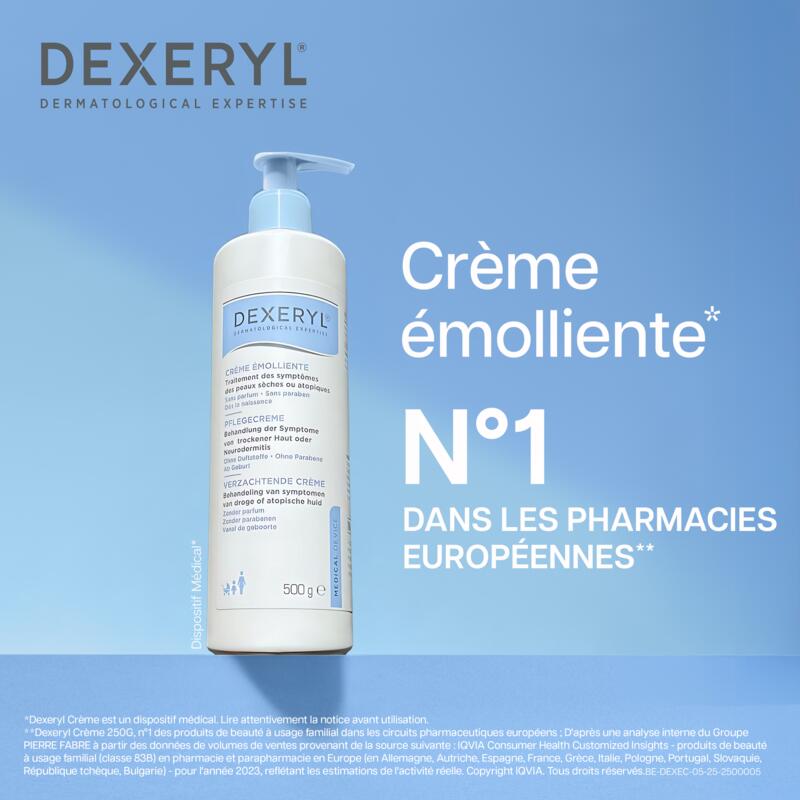 DEXERYL CRÈME TRAITEMENT DES SÈCHERESSES CUTANÉES 500G
