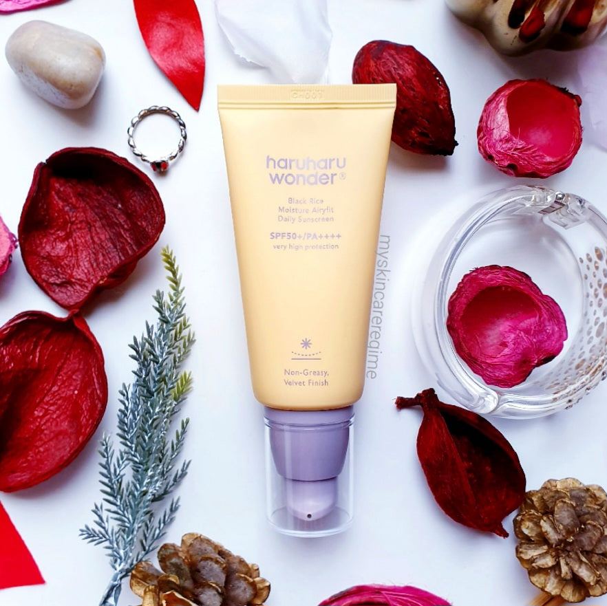 HARUHARU WONDER BLACK RICE MOISTURE AIRFIT DAILY SUNSCREEN SPF50+ PA++++