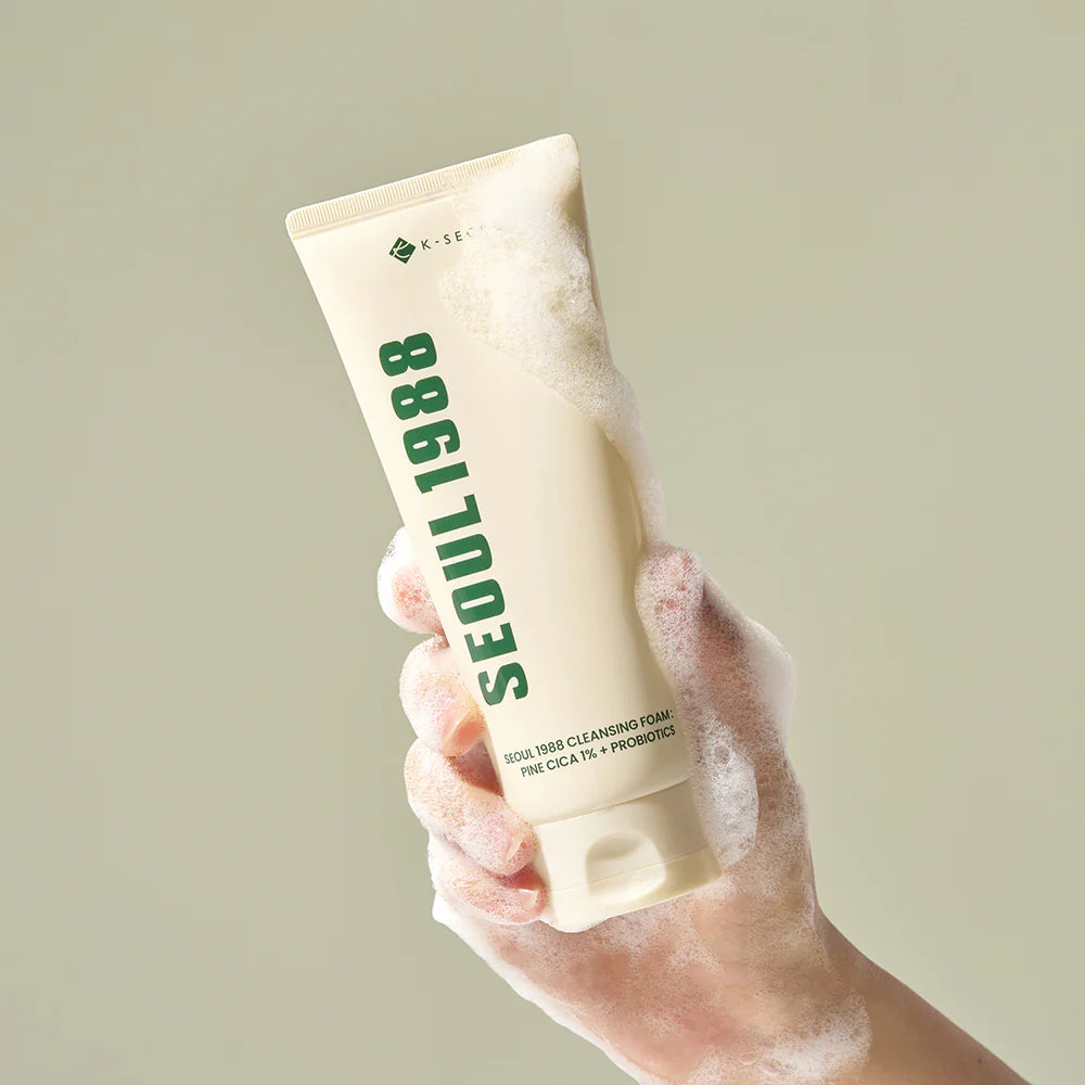 K-SECRET SEOUL 1988 CLEANSING FOAM : PINE CICA 1% + PROBIOTICS 150ML