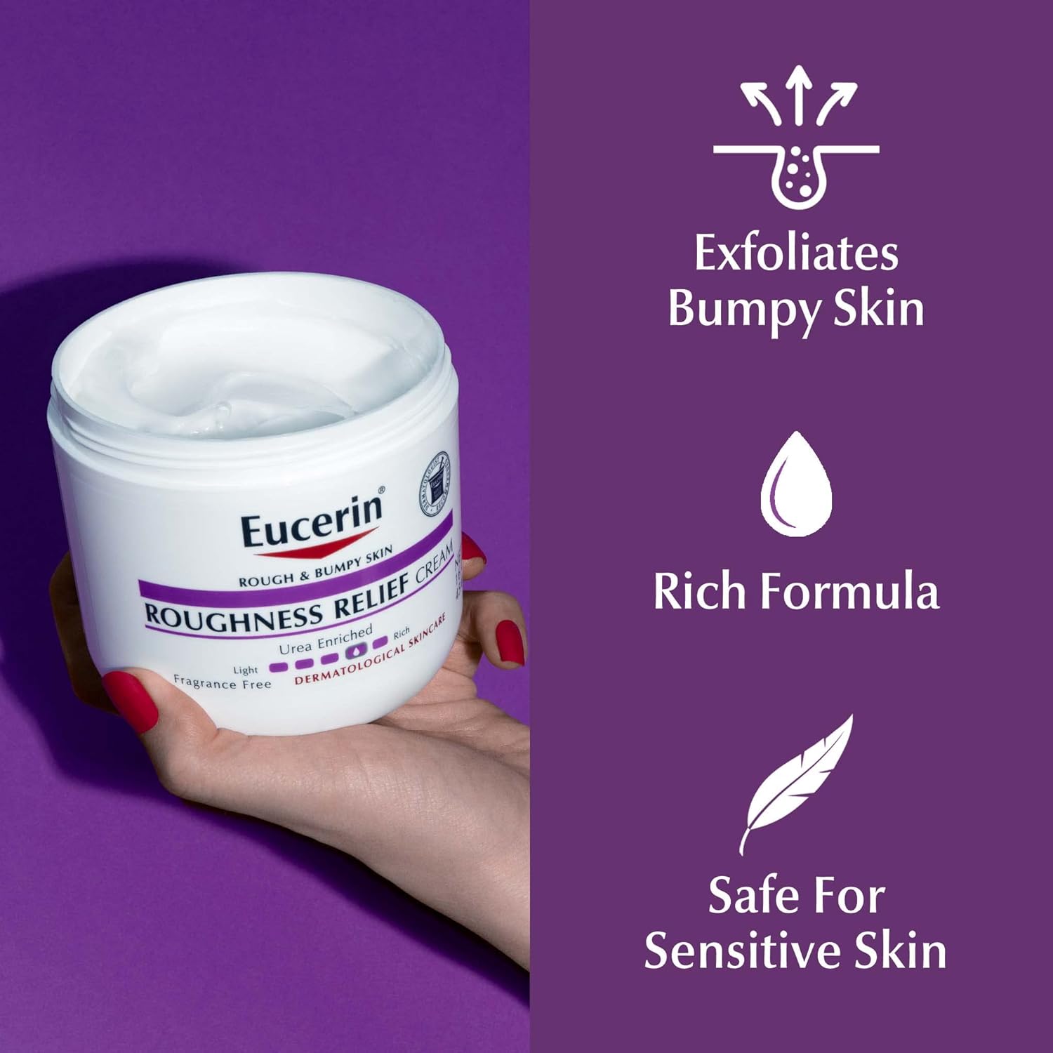 EUCERIN ROUGGHNESS RELIEF CREAM UREA ENRICHED 45G