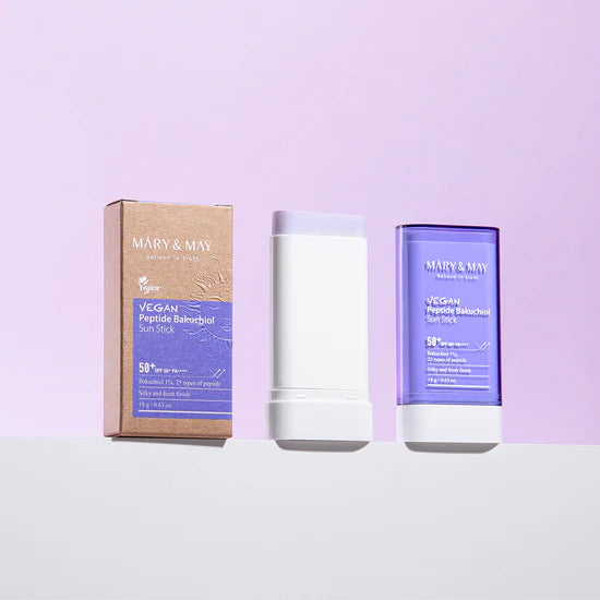 MÀRY & MAY – VEGAN PEPTIDE BAKUCHIOL SUN STICK SPF50+ PA++++
