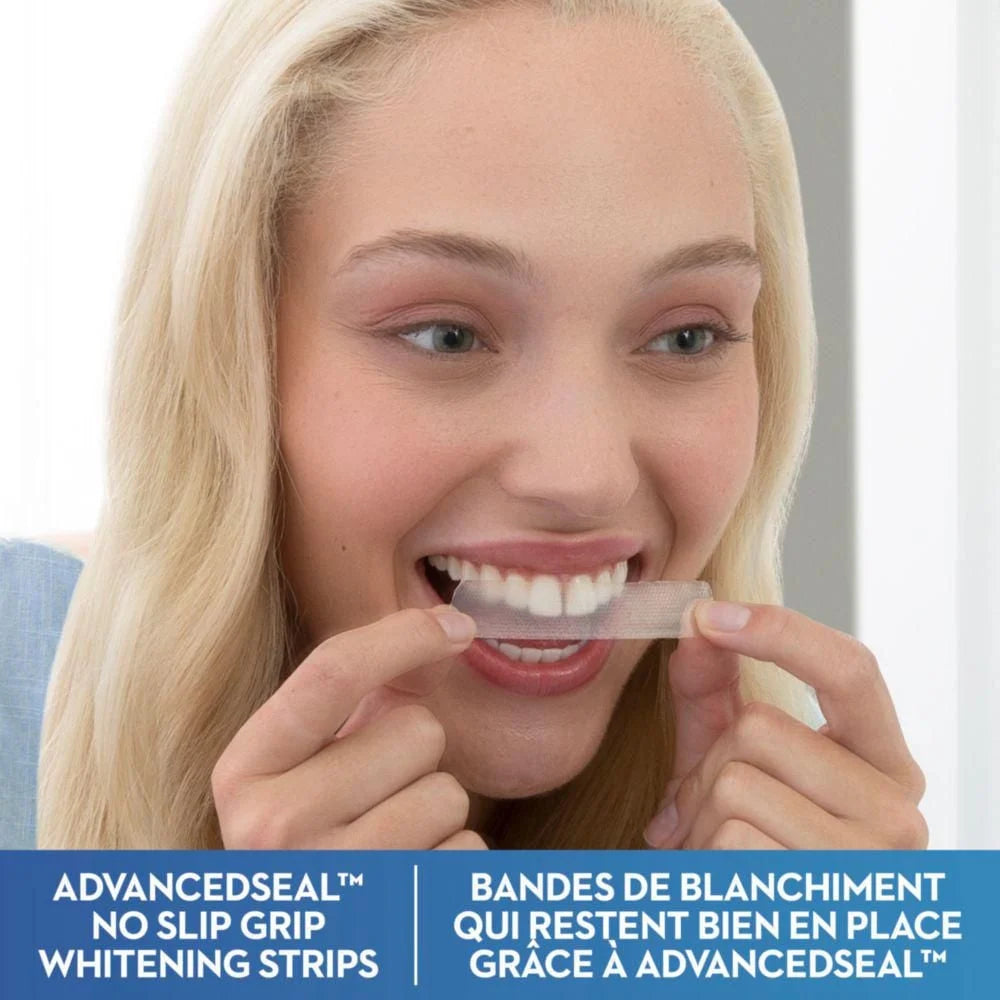 CREST 3D WHITESTRIPS GENTEL & REMOVES 15 YEARS OF STAINS ( 28 STRIPS )